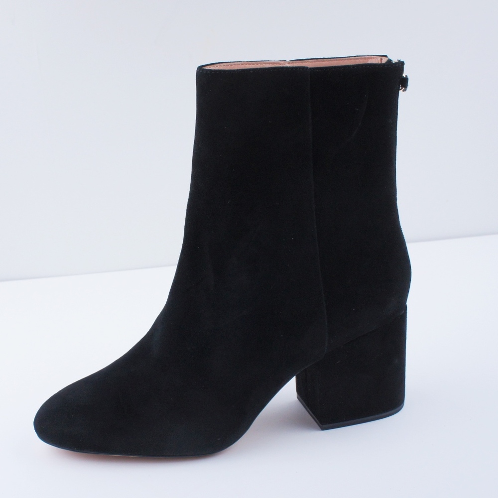 New JCREW Black Sadie ankle boots in suede - Picture 5 of 7